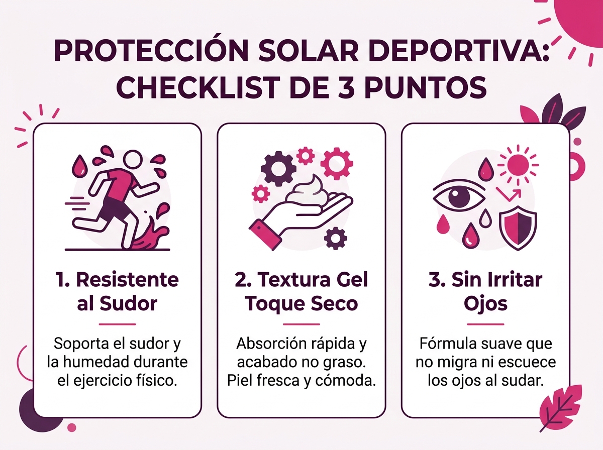 Infografía Protección Solar Deportiva Quimiderm